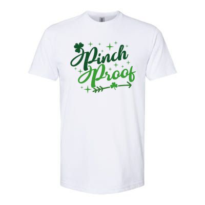 Pinch Proof Funny St Patrick's Day Holiday Softstyle CVC T-Shirt