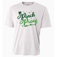 Pinch Proof Funny St Patrick's Day Holiday Cooling Performance Crew T-Shirt