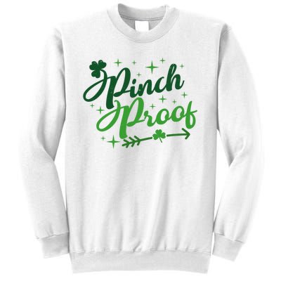 Pinch Proof Funny St Patrick's Day Holiday Sweatshirt