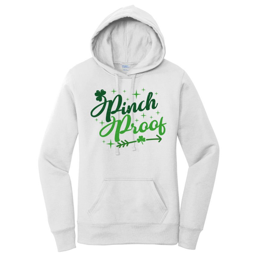 Pinch Proof Funny St Patrick's Day Holiday Women's Pullover Hoodie