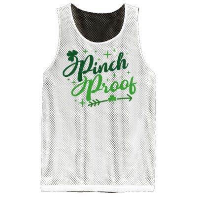 Pinch Proof Funny St Patrick's Day Holiday Mesh Reversible Basketball Jersey Tank