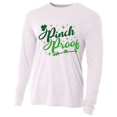 Pinch Proof Funny St Patrick's Day Holiday Cooling Performance Long Sleeve Crew