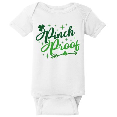 Pinch Proof Funny St Patrick's Day Holiday Baby Bodysuit
