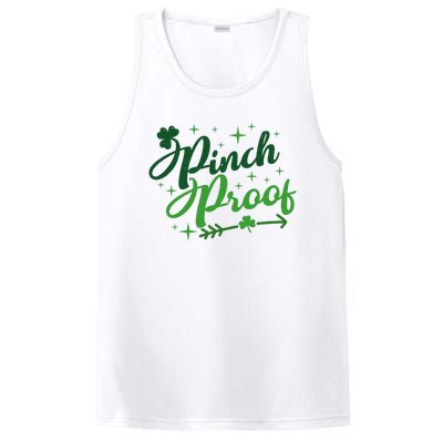 Pinch Proof Funny St Patrick's Day Holiday PosiCharge Competitor Tank