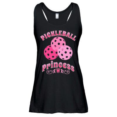 Pickleball Princess funny sport lover coach Ladies Essential Flowy Tank