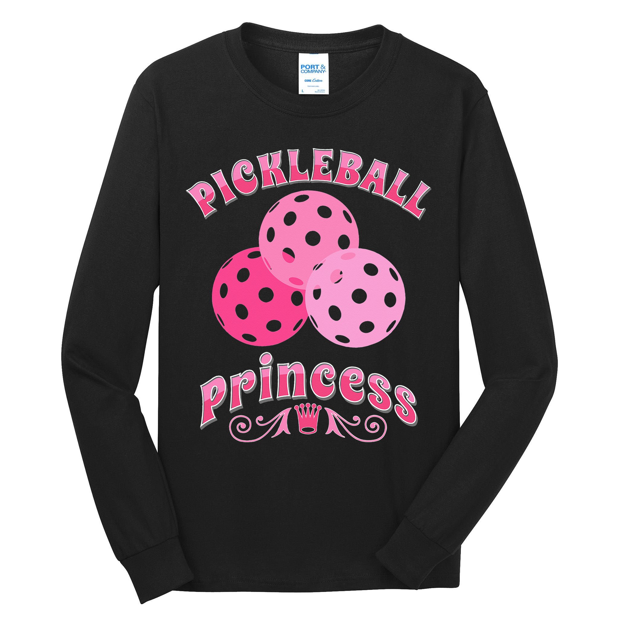 Pickleball Princess funny sport lover coach Tall Long Sleeve T-Shirt