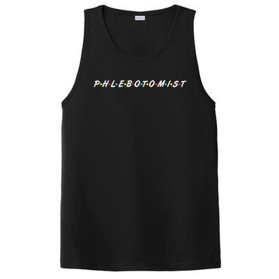 Proud Phlebotomist Funny Gift Phlebotomy School Gift PosiCharge Competitor Tank