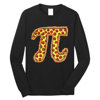 Pizza Pi Funny Pi day gift funny Pizza Long Sleeve Shirt