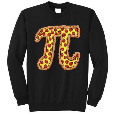 Pizza Pi Funny Pi day gift funny Pizza Tall Sweatshirt