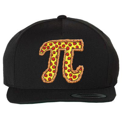 Pizza Pi Funny Pi day gift funny Pizza Wool Snapback Cap