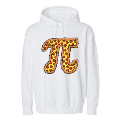 Pizza Pi Funny Pi day gift funny Pizza Garment-Dyed Fleece Hoodie