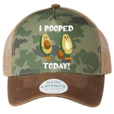 Proud Pooper Funny Poop Fart I Pooped Today Legacy Tie Dye Trucker Hat