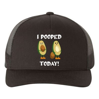 Proud Pooper Funny Poop Fart I Pooped Today Yupoong Adult 5-Panel Trucker Hat