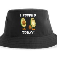 Proud Pooper Funny Poop Fart I Pooped Today Sustainable Bucket Hat