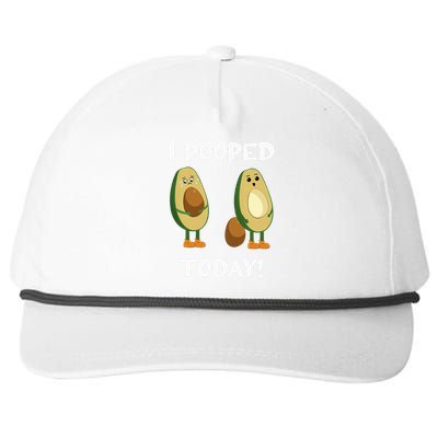 Proud Pooper Funny Poop Fart I Pooped Today Snapback Five-Panel Rope Hat