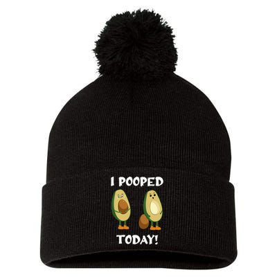 Proud Pooper Funny Poop Fart I Pooped Today Pom Pom 12in Knit Beanie