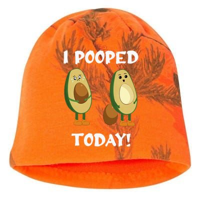 Proud Pooper Funny Poop Fart I Pooped Today Kati - Camo Knit Beanie