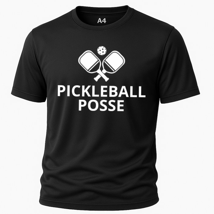 Pickleball Posse Funny Pickleball Quote Pickleball Lovers Cooling Performance Crew T-Shirt