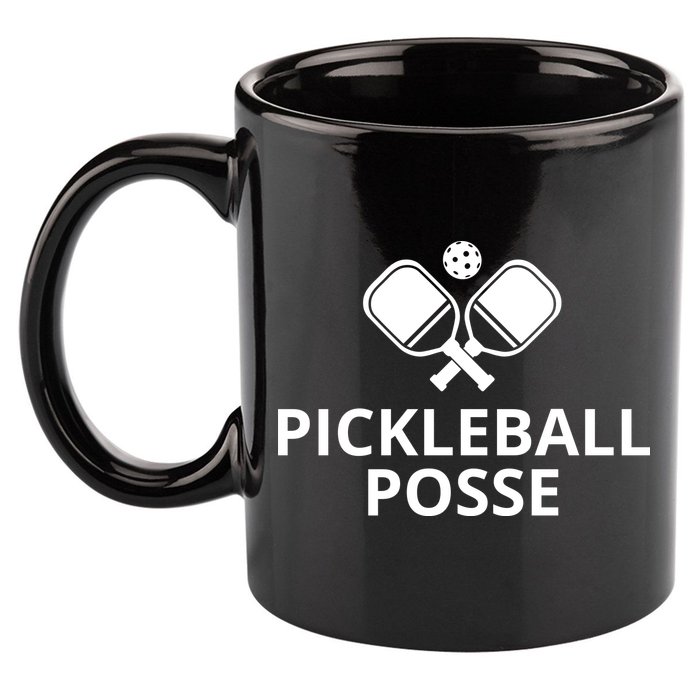 Pickleball Posse Funny Pickleball Quote Pickleball Lovers 11oz C Handle Ceramic Mug