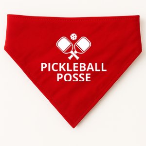 Pickleball Posse Funny Pickleball Quote Pickleball Lovers USA-Made Doggie Bandana