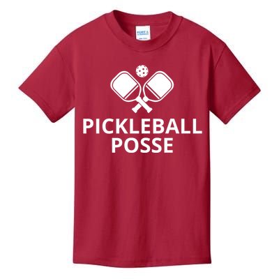 Pickleball Posse Funny Pickleball Quote Pickleball Lovers Kids T-Shirt