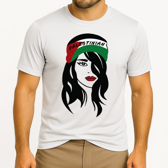 Palestinian Palestine Flag Palestinians Cooling Performance Crew T-Shirt