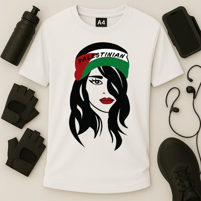 Palestinian Palestine Flag Palestinians Cooling Performance Crew T-Shirt