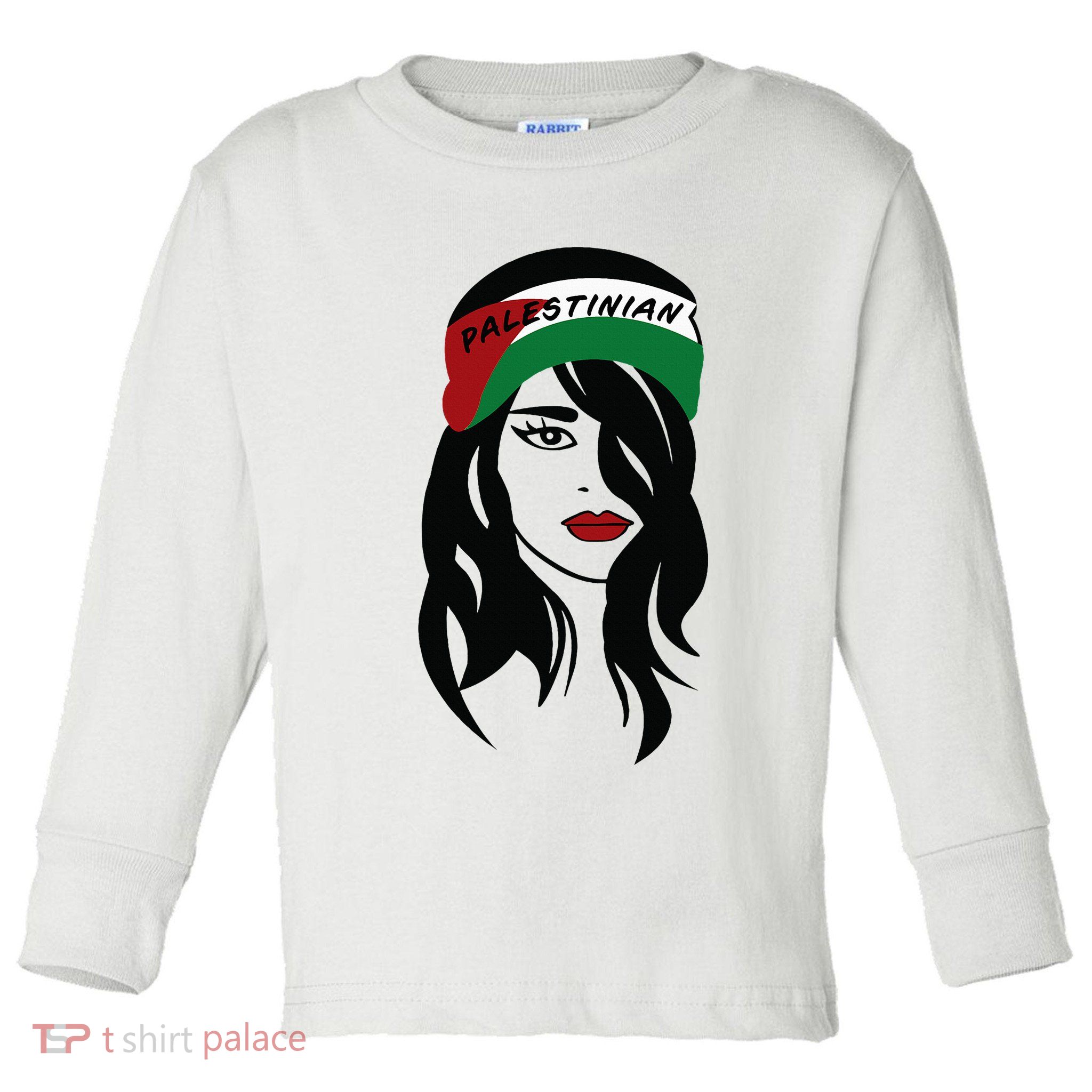 Palestinian Palestine Flag Palestinians Toddler Long Sleeve Shirt