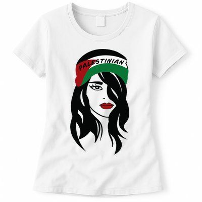 Palestinian Palestine Flag Palestinians Womens T-Shirt