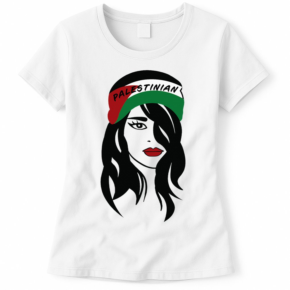 Palestinian Palestine Flag Palestinians Womens T-Shirt
