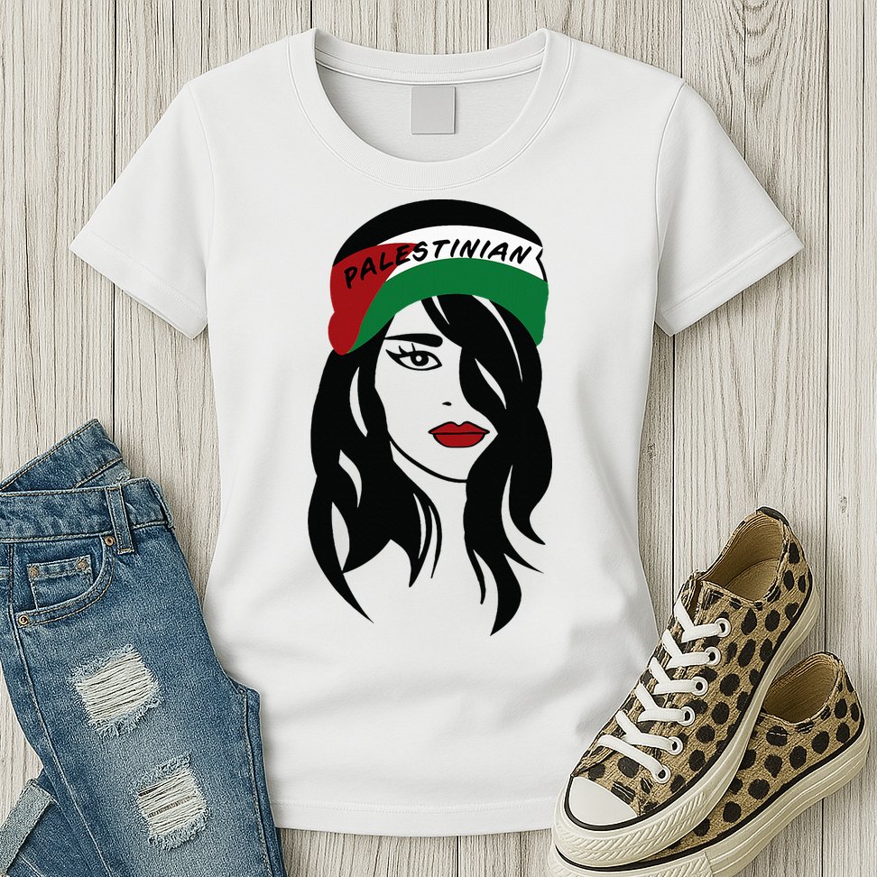 Palestinian Palestine Flag Palestinians Womens T-Shirt