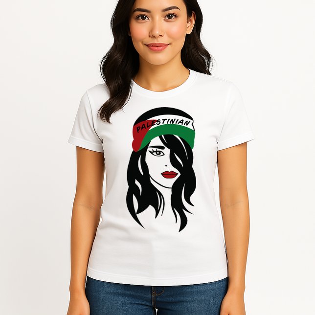 Palestinian Palestine Flag Palestinians Womens T-Shirt