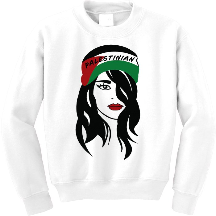 Palestinian Palestine Flag Palestinians Kids Sweatshirt