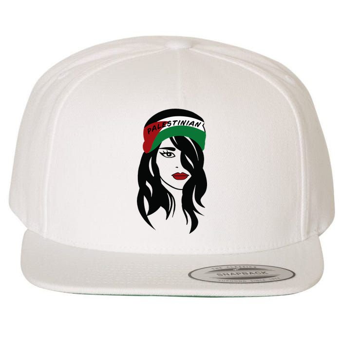 Palestinian Palestine Flag Palestinians Wool Snapback Cap