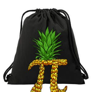 Pineapple Pi Funny Pi Day Pi Neapple Pi Drawstring Bag