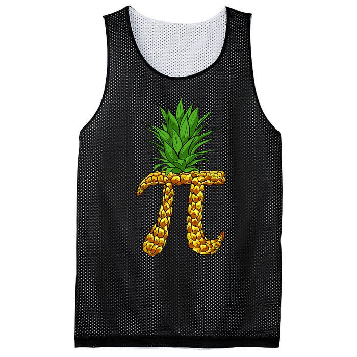 Pineapple Pi Funny Pi Day Pi Neapple Pi Mesh Reversible Basketball Jersey Tank