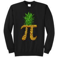 Pineapple Pi Funny Pi Day Pi Neapple Pi Tall Sweatshirt