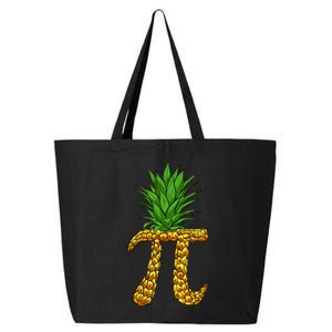 Pineapple Pi Funny Pi Day Pi Neapple Pi 25L Jumbo Tote