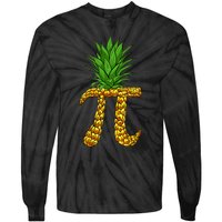 Pineapple Pi Funny Pi Day Pi Neapple Pi Tie-Dye Long Sleeve Shirt