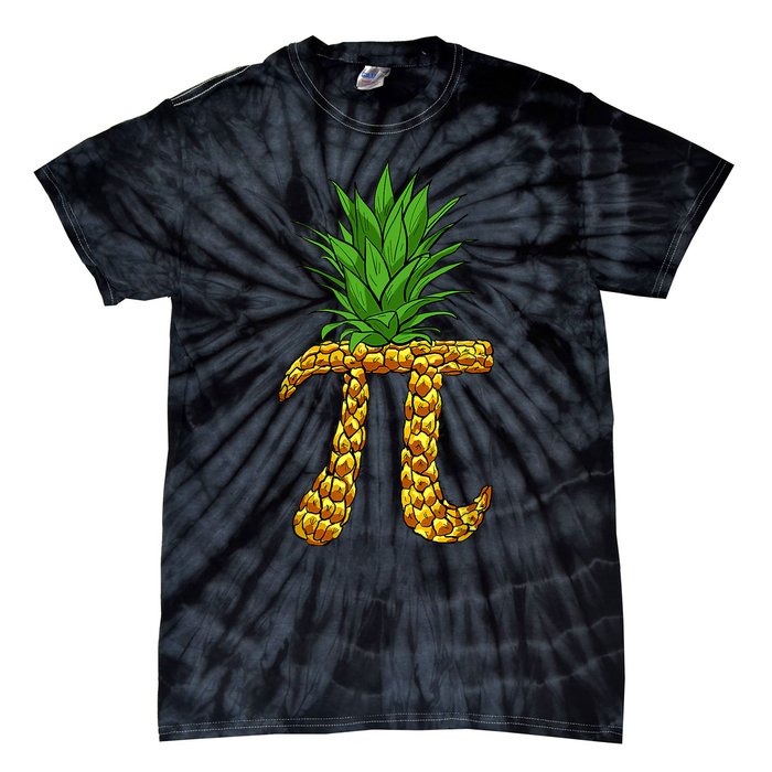 Pineapple Pi Funny Pi Day Pi Neapple Pi Tie-Dye T-Shirt