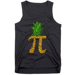 Pineapple Pi Funny Pi Day Pi Neapple Pi Tank Top