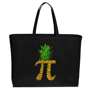 Pineapple Pi Funny Pi Day Pi Neapple Pi Cotton Canvas Jumbo Tote