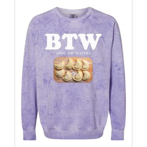 Pierogi Polish Food Colorblast Crewneck Sweatshirt