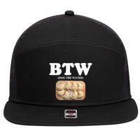 Pierogi Polish Food 7 Panel Mesh Trucker Snapback Hat