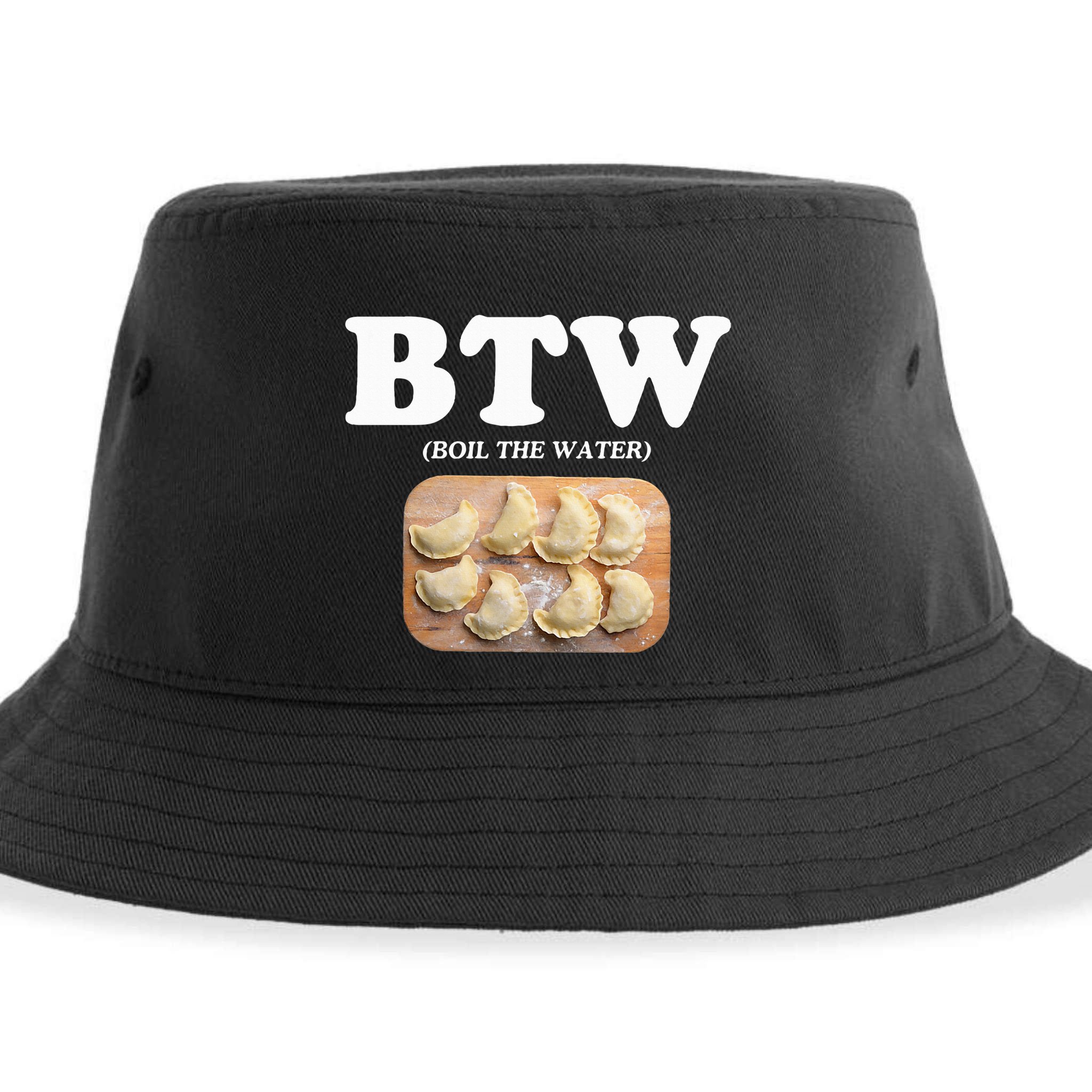 Pierogi Polish Food Sustainable Bucket Hat
