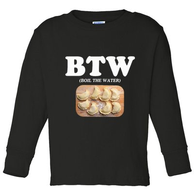 Pierogi Polish Food Toddler Long Sleeve Shirt