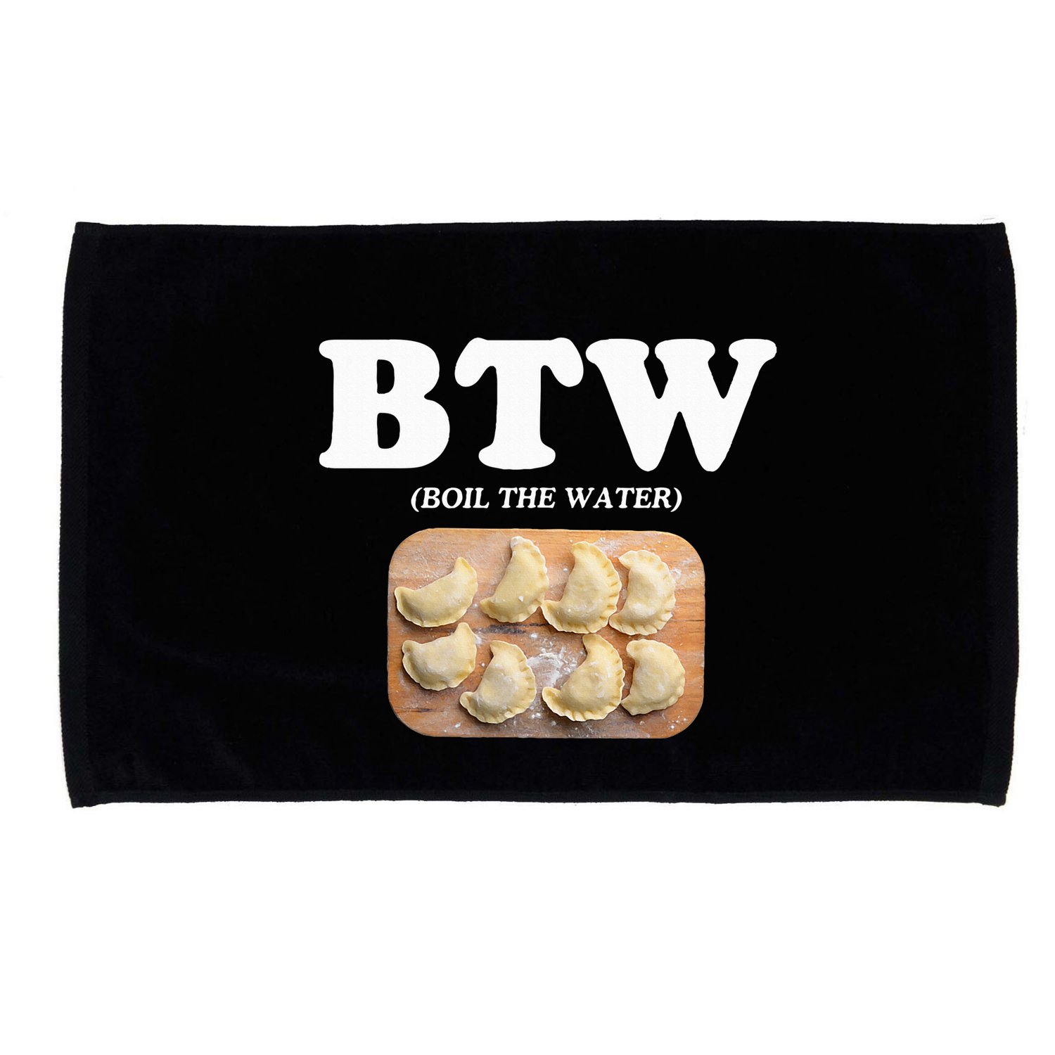 Pierogi Polish Food Microfiber Hand Towel