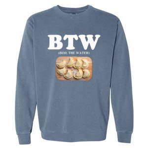 Pierogi Polish Food Garment-Dyed Sweatshirt