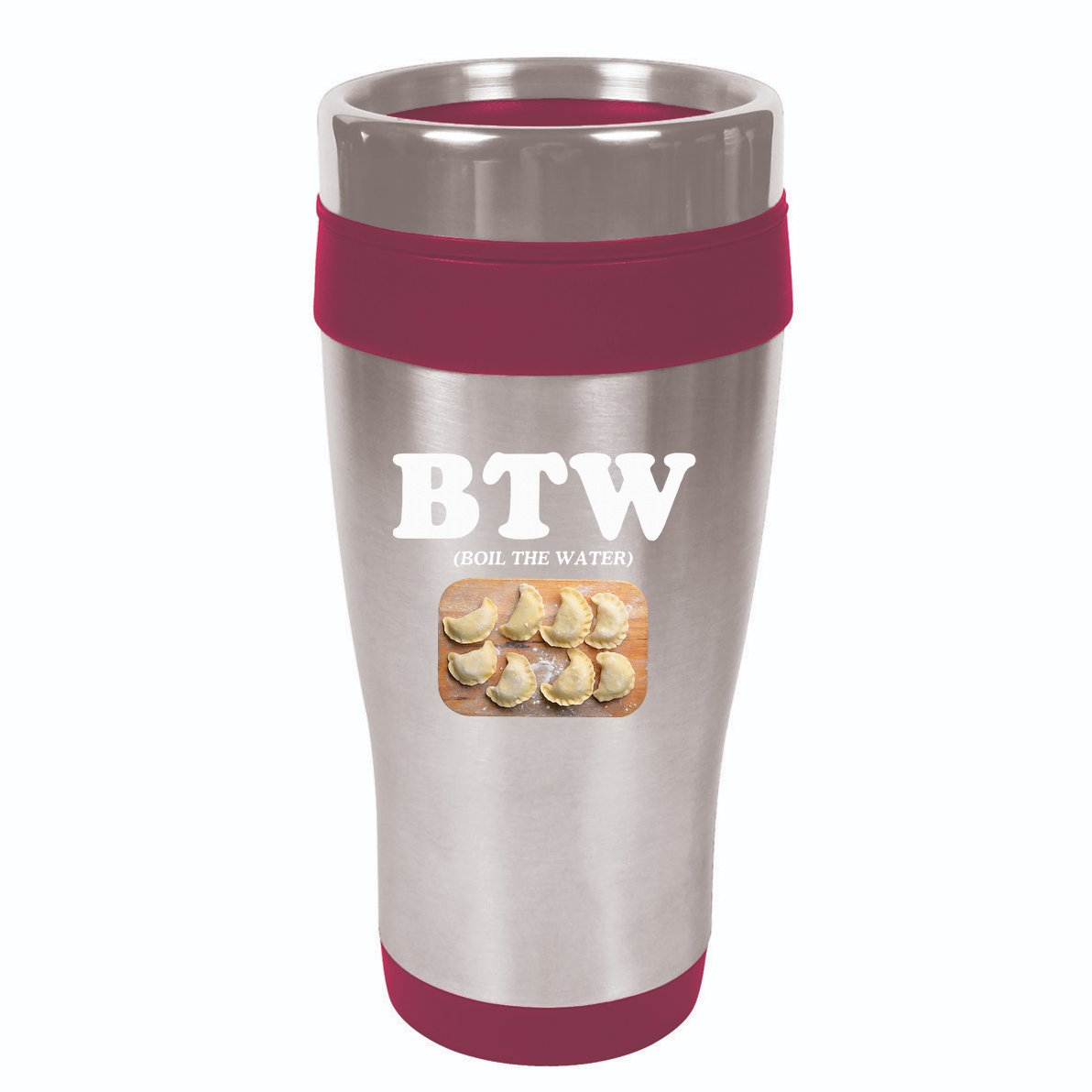 Pierogi Polish Food 16oz Travel Tumbler