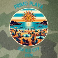 Primo Playa Fun Beach Scene Legacy Tie Dye Trucker Hat